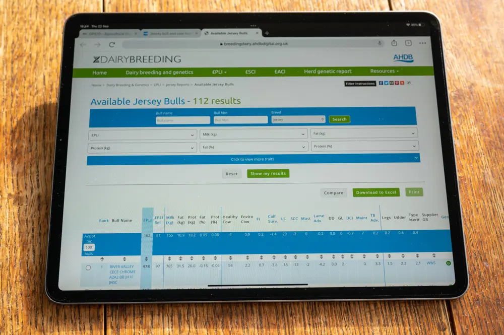 AHDB Dairy screenshot