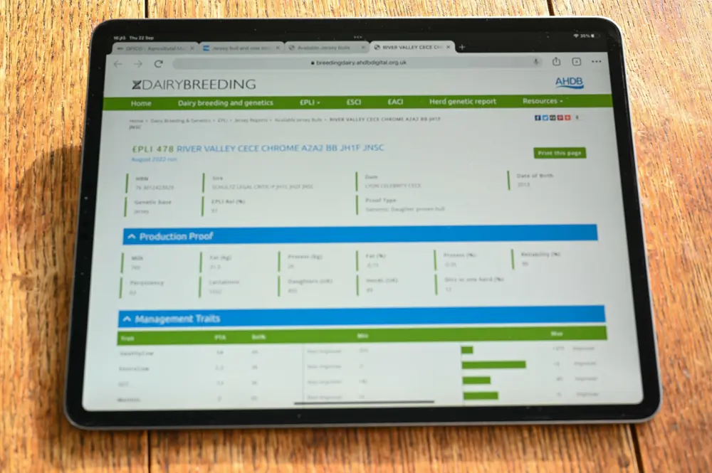 AHDB screenshot